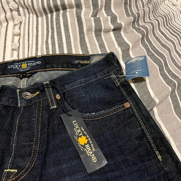 RARE LUCKY 🍀 BRAND NEW W/ TAGS 🏷 227 SLIM BOOT 28x34 JEANS - Picture 3 of 11